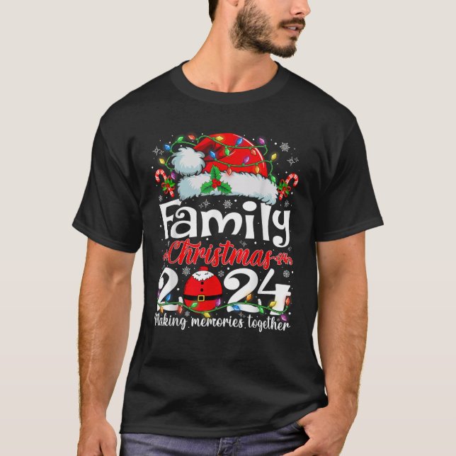 Family 2024 Christmas Matching Outfits Team Santa  T-Shirt (Vorderseite)
