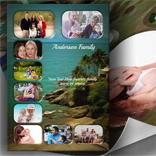 Family Beach Dream 0026 Art Print Poster