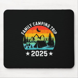 Family Camping Trip 2025 Matching Crew Summer Vaca Mousepad