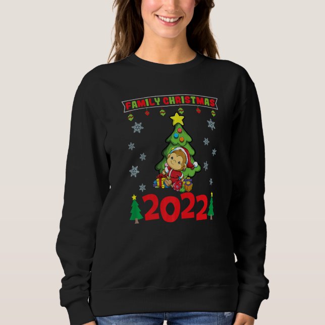 Family Christmas 2022 Funny Matching Xmas Lover Pr Sweatshirt (Vorderseite)