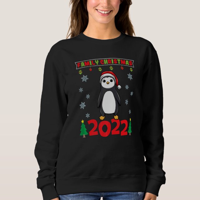Family Christmas 2022 Funny Matching Xmas Lover Pr Sweatshirt (Vorderseite)