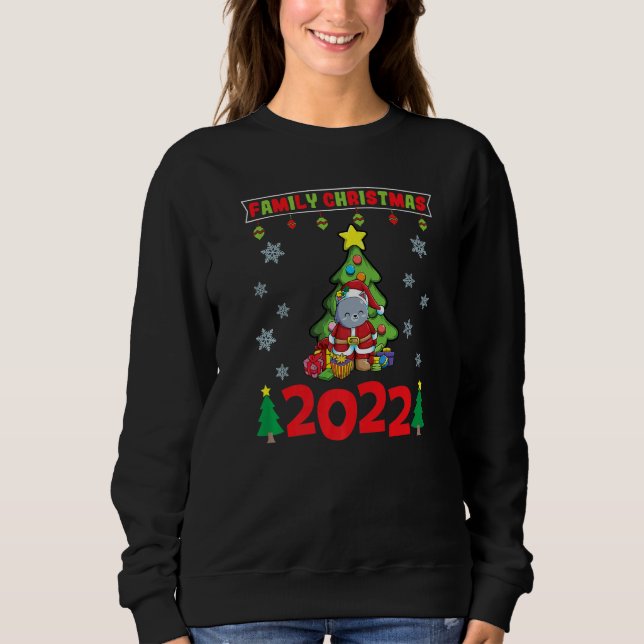 Family Christmas 2022 Funny Matching Xmas Lover Pr Sweatshirt (Vorderseite)