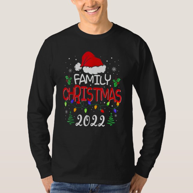 Family Christmas 2022 Matching   Santa Elf Squad 3 T-Shirt (Vorderseite)