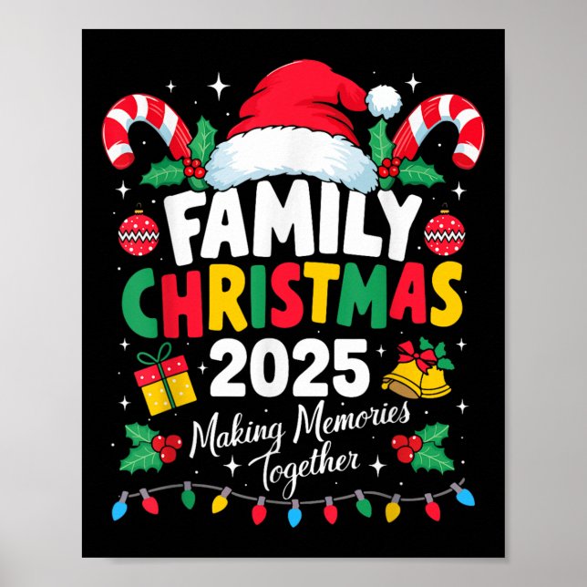 Family Christmas 2025 Christmas Squad Xmas Matchin Poster (Vorne)