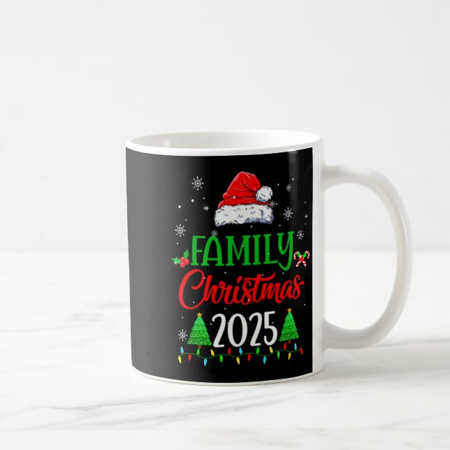 Family Christmas 2025 Matching Family Christmas Sq Kaffeetasse (Rechts)