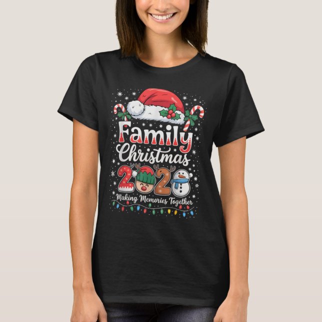 Family Christmas 2025 Matching Outfit Xmas Men Wom T-Shirt (Vorderseite)
