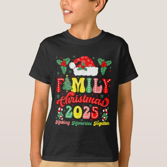Family Christmas 2025 Matching Outfit Xmas Squad S T-Shirt (Vorderseite)