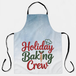 Family Christmas Baking Team Apron  Schürze