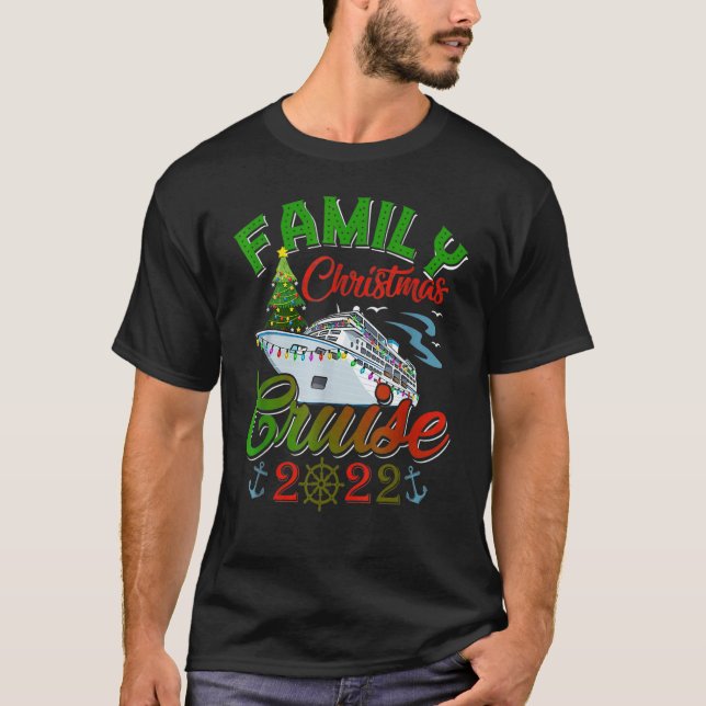 Family Christmas Cruise 2022 Cruising  Christmas T-Shirt (Vorderseite)