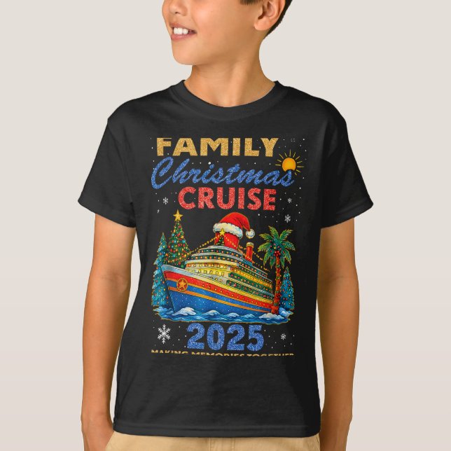 Family Christmas Cruise 2025 Matching Family Cruis T-Shirt (Vorderseite)