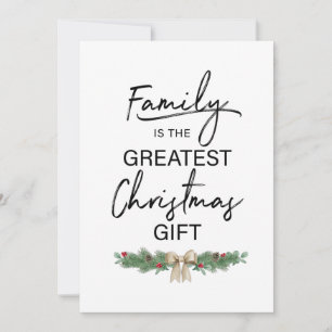 Family Christmas Feiertagskarte