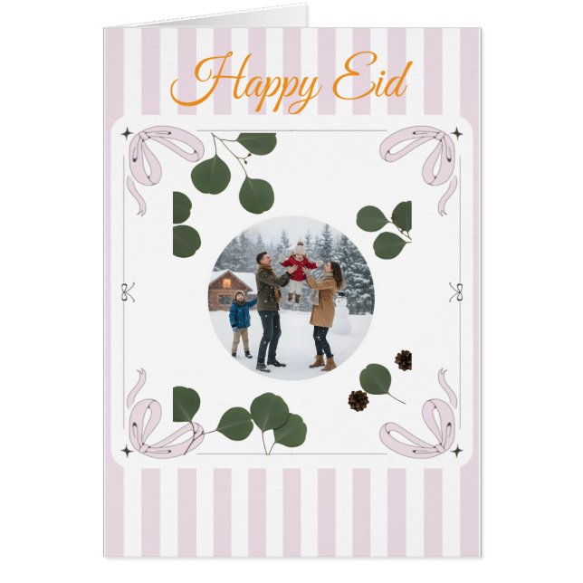 Family Christmas Invitation — Celebrate Love, Laug (Vorne)