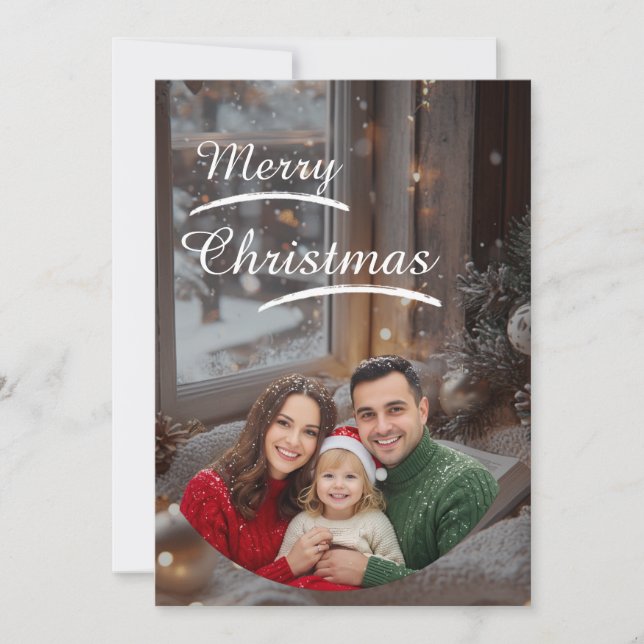 ❄️ Family Christmas Invitation ❄️ Save The Date (Vorderseite)