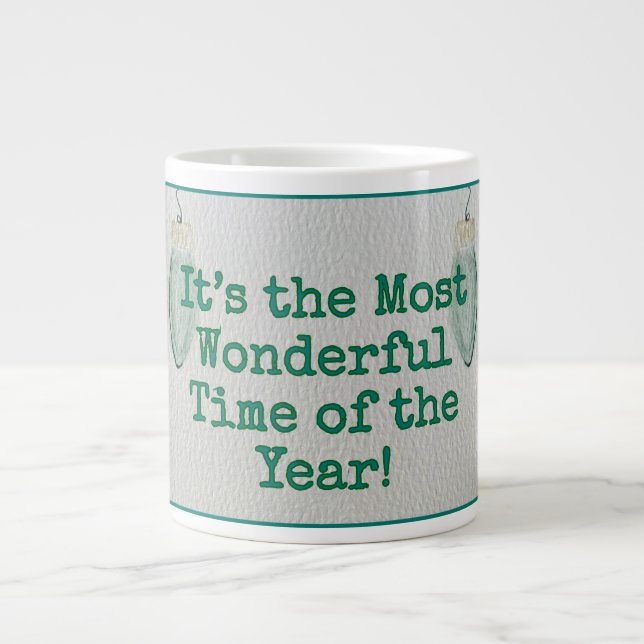 Family Christmas Jumbo-Tasse (Vorderseite)