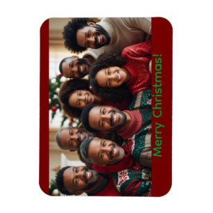 Family Christmas Magnet