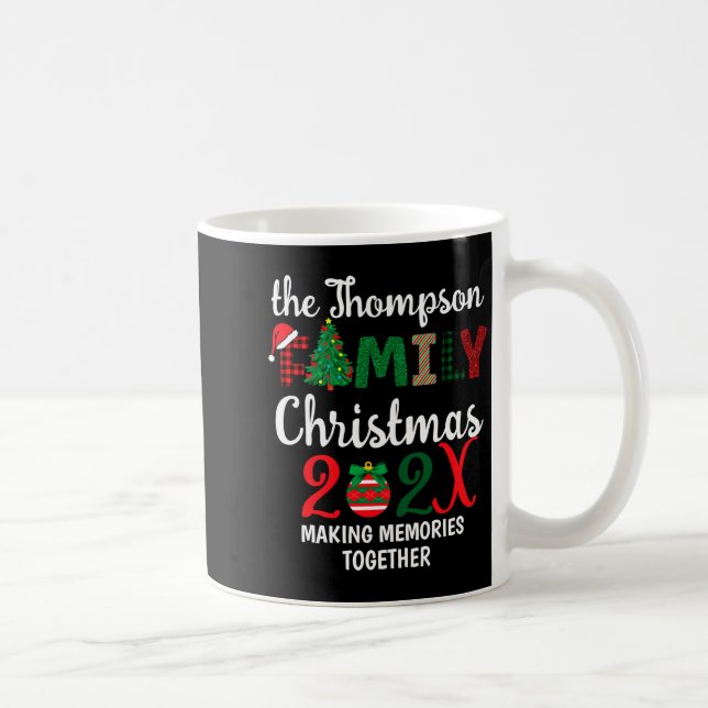 Family Christmas Making Memories Together  Kaffeetasse (Rechts)