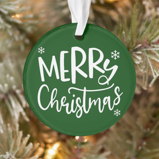 Family Christmas Photo , Merry Christmas  Ornament (Baum)