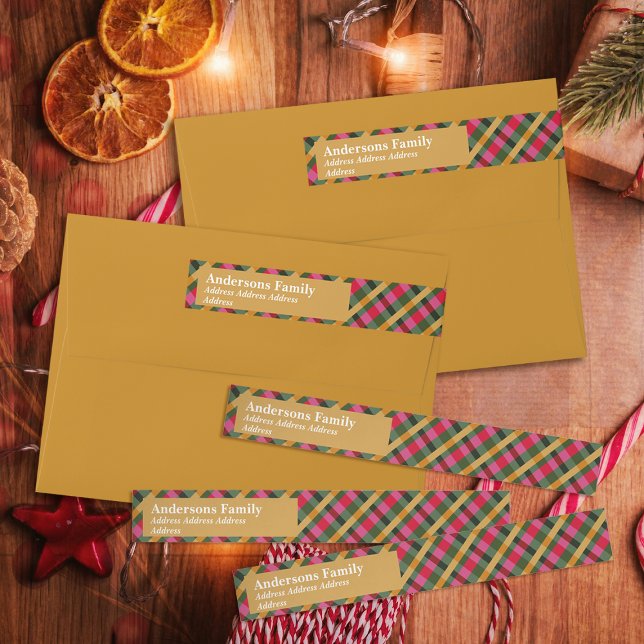 Family Christmas Plaid Gold (Von Creator hochgeladen)