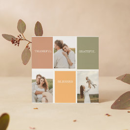 Family Collage Foto | Dankbar gesegnet dankbar