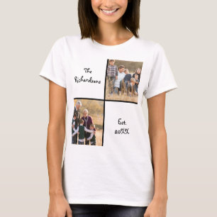 Family Collage Foto T-Shirt