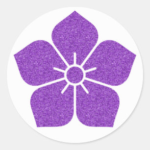 [Family Crests] Kikyo flower Button Runder Aufkleber