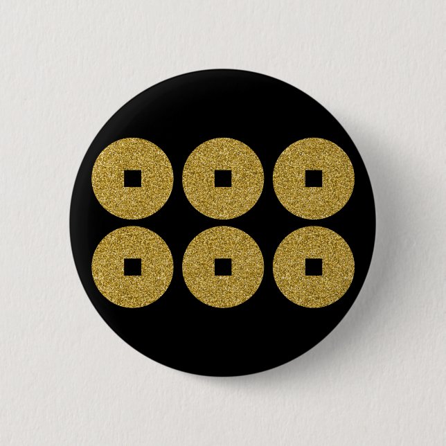 [Family Crests] Sanada 6monsen Pinback Button (Vorderseite)