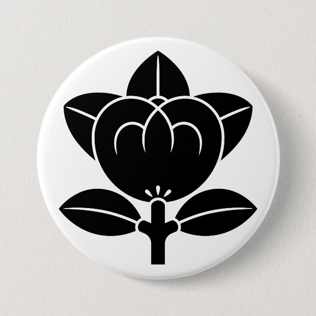 [Family Crests] Tachibana flower Button (Vorderseite)
