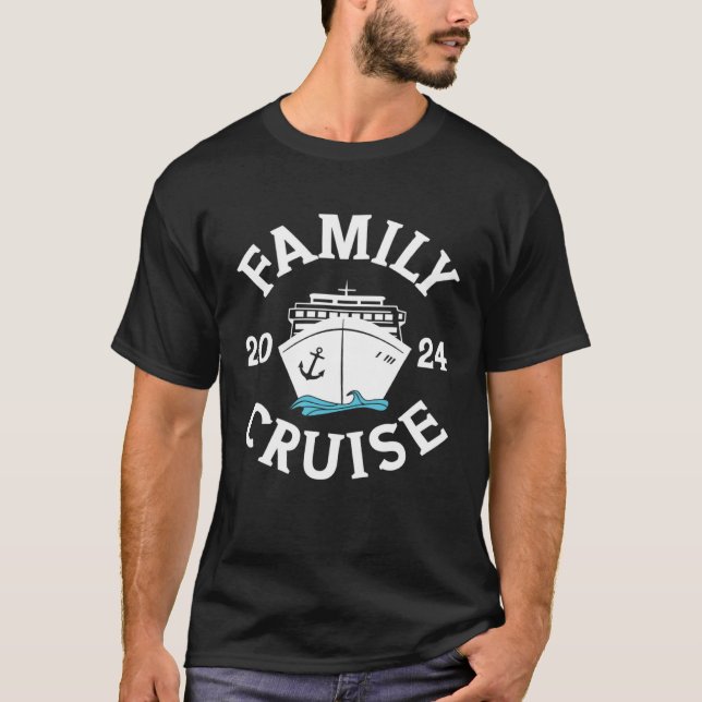 Family Cruise 2024 Cruise Family Matching Group Sq T-Shirt (Vorderseite)