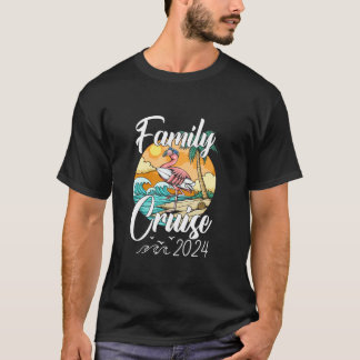 Family Cruise 2024 Matching Flamingo Cruise Squad T-Shirt