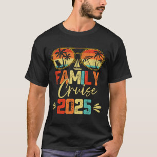 Family Cruise 2025 Beach Matching Sommerurlaub T-Shirt