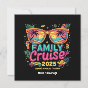 Family Cruise 2025 Erinnerungen zusammenbauen Einladung