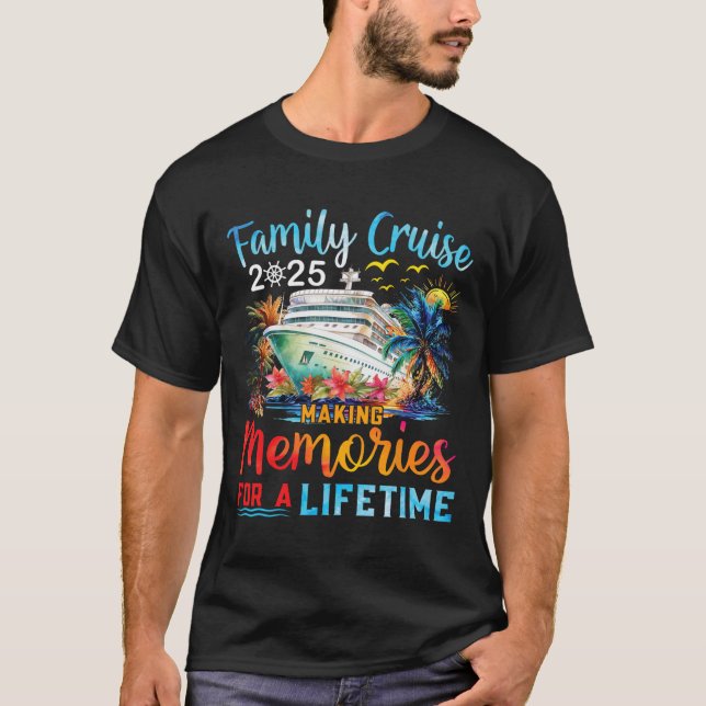 Family Cruise 2025 - Gruppenreise für Familien T-Shirt (Vorderseite)