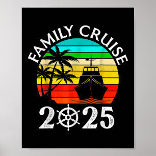 Family Cruise 2025 Reiseraum Familie M Poster