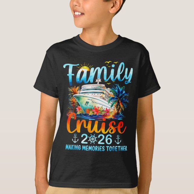 Family Cruise 2026 Making Memories Together Matchi T-Shirt (Vorderseite)