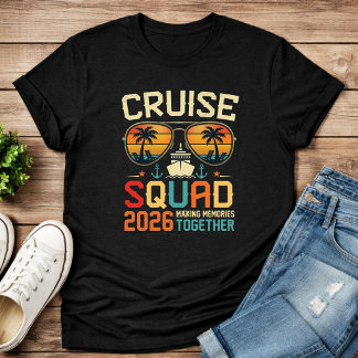 Family Cruise 2026 Matching Cruise Squad Vacation T-Shirt
