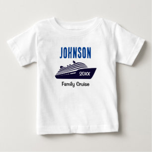 Family Cruise Ship Baby Girl Boy Tshirt