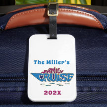 Family Cruise Word Art Custom