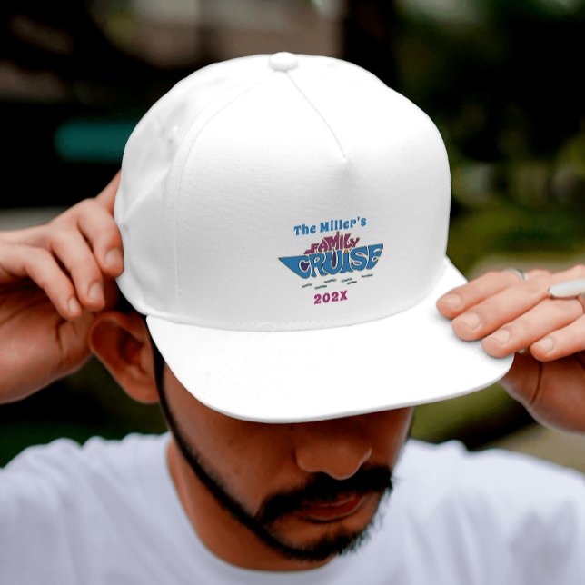Family Cruise Word Art Custom Truckerkappe (Von Creator hochgeladen)