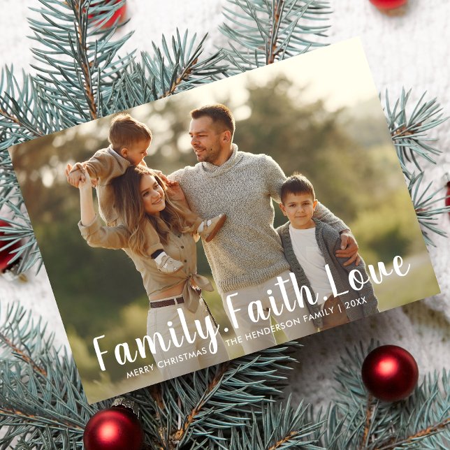 Family Faith Liebe Frohe Weihnachten Grosses Foto (Von Creator hochgeladen)