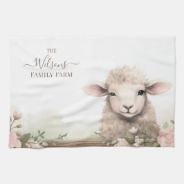 Family Farm Rustic Sheep  Geschirrtuch