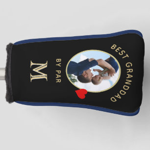 Family Foto Best Granddad Heart Custom Monogram Golf Headcover