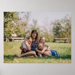 Family Foto Einfaches Personalisiert Poster