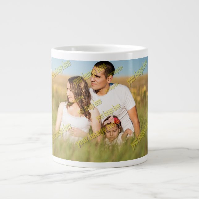 FAMILY-Foto ✨ Jumbo-Tasse (Vorderseite)
