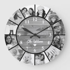 Family Foto Uhr Personalisiertes Geschenk für sie 