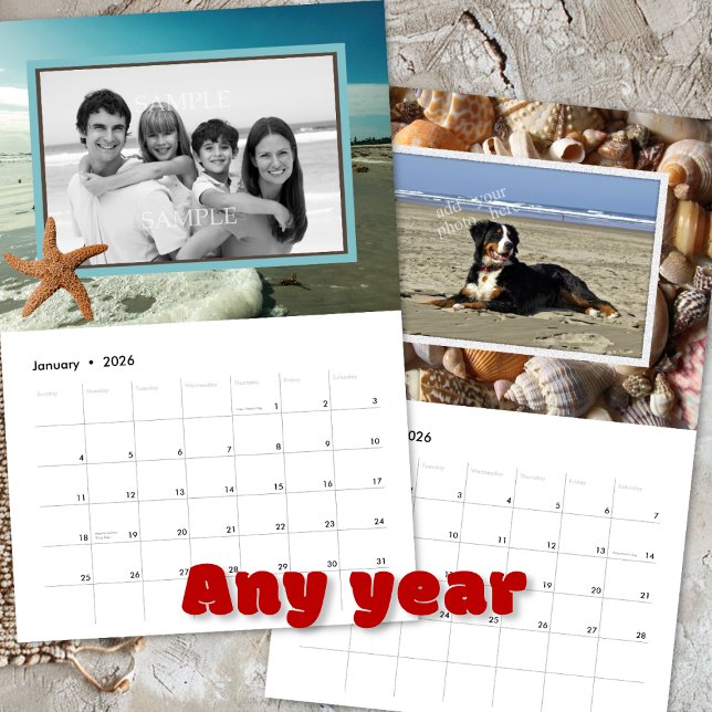 Family Fotos Beach Life Ocean Seashells Kalender (Von Creator hochgeladen)