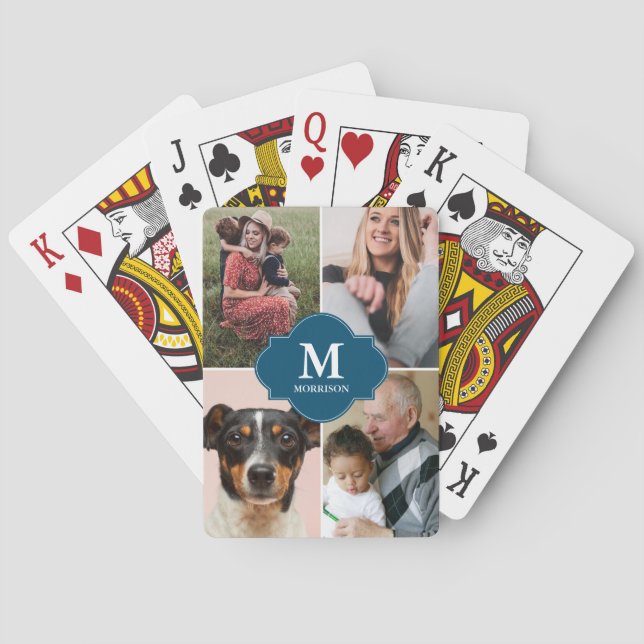 Family Fun Deck: Personalisiertes Foto spielen Spielkarten (Rückseite)