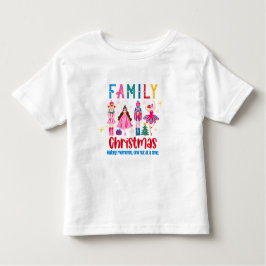 Family Group Funny Christmas , Nutcracker Ballet Kleinkind T-shirt