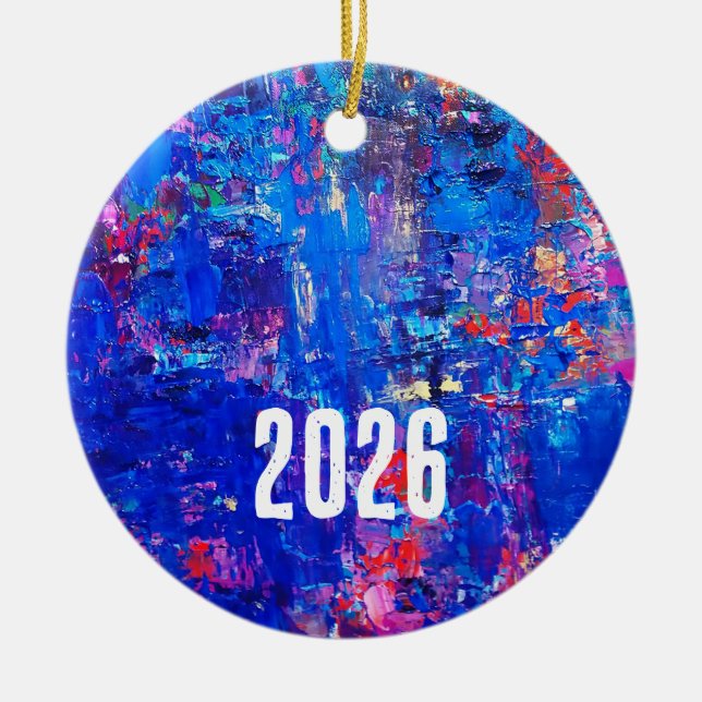 Family Keepsake Keramik Ornament (Vorne)