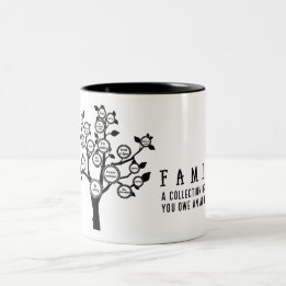 FAMILY-Kollektion von Leuten, die Sie einer Entsch Zweifarbige Tasse