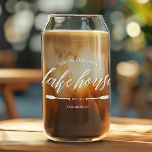 Family Lake House Coastal Nautical Navy Blue Oar Dosenglas